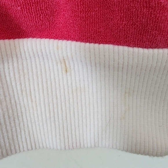 St. JOHN sport velour type 70s style kangaroo pocket zip front jacket size s - Picture 4 of 9